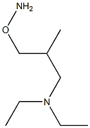 1-Propanamine,3-(aminooxy)-N,N-diethyl-2-methyl-(9CI) Structure