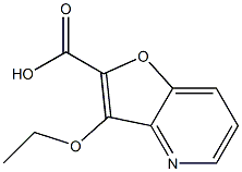 Furo[3,2-b]pyridine-2-carboxylicacid,3-ethoxy-(9CI) Structure