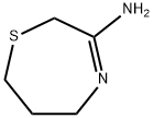 1,4-Thiazepin-3-amine,2,5,6,7-tetrahydro-(9CI) Structure