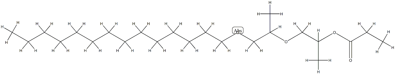 PPG-2 MYRISTYL ETHER PROPIONATE Structure