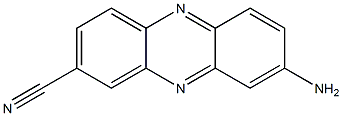 2-Phenazinecarbonitrile,8-amino-(7CI,8CI,9CI) 구조식 이미지