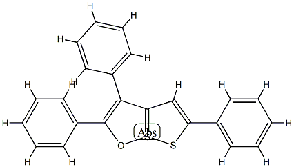 2,3,5-Triphenyl[1,2]dithiolo[1,5-b][1,2]oxathiole-7-SIV 구조식 이미지