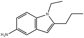 1H-Indol-5-amine,1-ethyl-2-propyl-(9CI) 구조식 이미지