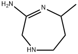 1H-1,4-Diazepin-3-amine,2,5,6,7-tetrahydro-5-methyl-(9CI) Structure