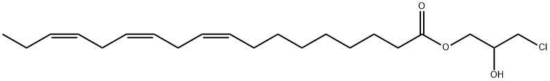 rac 1-Linolenoyl-3-chloropropanediol Structure