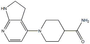 4-Piperidinecarboxamide,N-(2,3-dihydro-1H-pyrrolo[2,3-b]pyridin-4-yl)-(9CI) 구조식 이미지