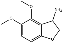 3-Benzofuranamine,2,3-dihydro-4,5-dimethoxy-(9CI) Structure