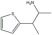 2-Thiopheneethanamine,  -alpha-,-bta--dimethyl- Structure