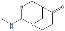 1,3-Diazabicyclo[3.3.1]non-2-en-6-one,2-(methylamino)-(9CI) 구조식 이미지