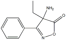 5(4H)-Isoxazolone,4-amino-4-ethyl-3-phenyl-(9CI) 구조식 이미지