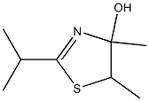 4-Thiazolol,4,5-dihydro-4,5-dimethyl-2-(1-methylethyl)-(9CI) 구조식 이미지