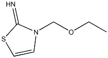 2(3H)-Thiazolimine,3-(ethoxymethyl)-(9CI) Structure