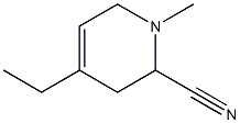 2-Pyridinecarbonitrile,4-ethyl-1,2,3,6-tetrahydro-1-methyl-(9CI) Structure