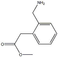 Methyl 2-(2-(aminomethyl)phenyl)acetate Structure