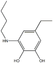 1,2-Benzenediol,3-(butylamino)-5-ethyl-(9CI) Structure