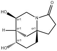 1H-7,10a-Methanopyrrolo[1,2-a]azocin-3(2H)-one, hexahydro-6,8-dihydroxy-, (6R,7S,8S,10aR)-rel- (9CI) Structure