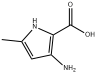 1H-Pyrrole-2-carboxylicacid,3-amino-5-methyl-(9CI) Structure