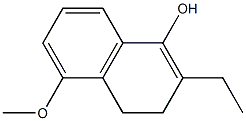 1-Naphthalenol,2-ethyl-3,4-dihydro-5-methoxy-(9CI) Structure