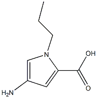 1H-Pyrrole-2-carboxylicacid,4-amino-1-propyl-(9CI) 구조식 이미지