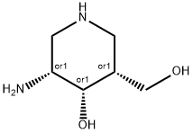 3-Piperidinemethanol, 5-amino-4-hydroxy-, (3R,4S,5R)-rel- (9CI) 구조식 이미지