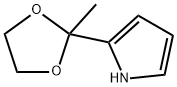 1H-Pyrrole,2-(2-methyl-1,3-dioxolan-2-yl)-(9CI) Structure