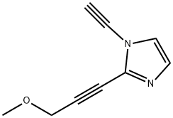 1H-Imidazole,1-ethynyl-2-(3-methoxy-1-propynyl)-(9CI) Structure