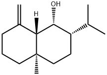 (8aβ)-Decahydro-4aα-methyl-8-methylene-2α-isopropylnaphthalen-1α-ol Structure