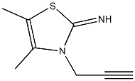 2(3H)-Thiazolimine,4,5-dimethyl-3-(2-propynyl)-(9CI) Structure