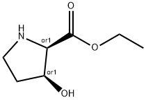 D-Proline, 3-hydroxy-, ethyl ester, (3S)-rel- (9CI) Structure