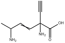 3-Hexenoicacid,2,5-diamino-2-ethynyl-(9CI) Structure