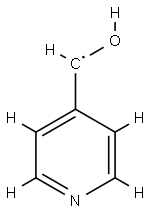 4-Pyridylmethanol Structure