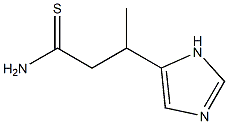 1H-Imidazole-4-propanethioamide,  -bta--methyl-  (9CI) Structure