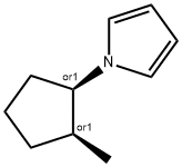 1H-Pyrrole,1-[(1R,2S)-2-methylcyclopentyl]-,rel-(9CI) 구조식 이미지