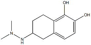1,2-Naphthalenediol,6-(2,2-dimethylhydrazino)-5,6,7,8-tetrahydro-(9CI) 구조식 이미지