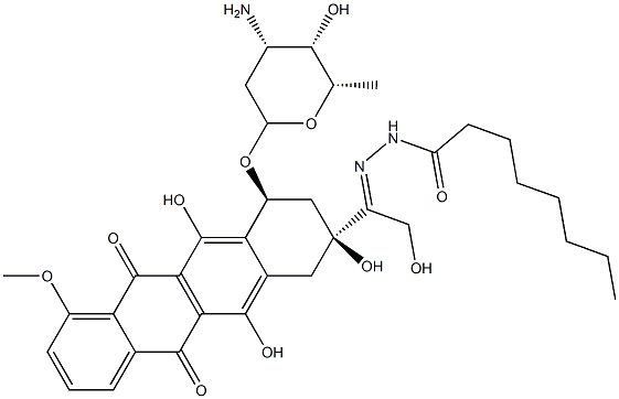 adriamycin octanoylhydrazone Structure