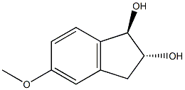 1H-Indene-1,2-diol,2,3-dihydro-5-methoxy-,(1R,2R)-rel-(9CI) Structure