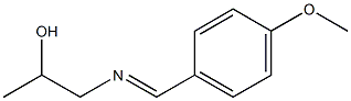 2-Propanol,1-[[(4-methoxyphenyl)methylene]amino]-(9CI) Structure