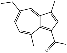 Chamazulene, 3-acetyl- (5CI) Structure