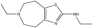 4H-Thiazolo[4,5-d]azepin-2-amine,N,6-diethyl-5,6,7,8-tetrahydro-(9CI) Structure