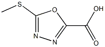 1,3,4-옥사디아졸-2-카르복실산,5-(메틸티오)-(9CI) 구조식 이미지