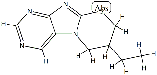 6H-[1,3]Thiazino[2,3-f]purine,7-ethyl-7,8-dihydro-(9CI) Structure