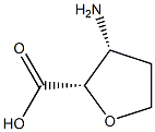 D-threo-Pentonic acid, 3-amino-2,5-anhydro-3,4-dideoxy- (9CI) Structure