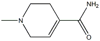 4-피리딘카르복사미드,1,2,3,6-테트라히드로-1-메틸-(9CI) 구조식 이미지