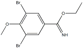 ethyl 3,5-dibromo-4-methoxybenzimidate Structure