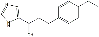 1H-Imidazole-4-methanol,alpha-[2-(4-ethylphenyl)ethyl]-(9CI) 구조식 이미지