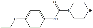 1-Piperazinecarboxamide,N-(4-ethoxyphenyl)-(9CI) Structure