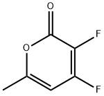 2H-Pyran-2-one,3,4-difluoro-6-methyl-(9CI) 구조식 이미지