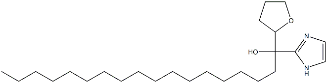 α-Heptadecyl-α-(tetrahydrofuran-2-yl)-1H-imidazole-2-methanol Structure