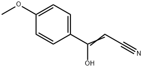 2-Propenenitrile,3-hydroxy-3-(4-methoxyphenyl)-(9CI) Structure