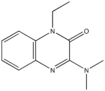 2(1H)-Quinoxalinone,3-(dimethylamino)-1-ethyl-(9CI) Structure